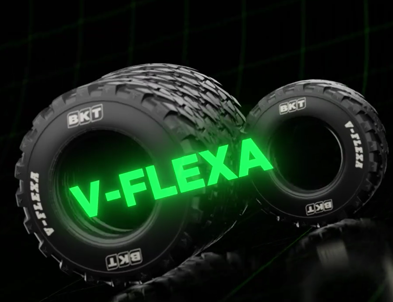 Сделано в BKT: V-FLEXA - радиальная шина для сельскохозяйственных прицепов с технологией VF